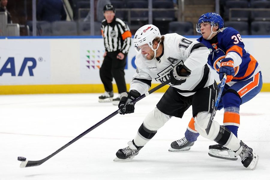 Brandt Clarke lifts Kings past Islanders in overtime