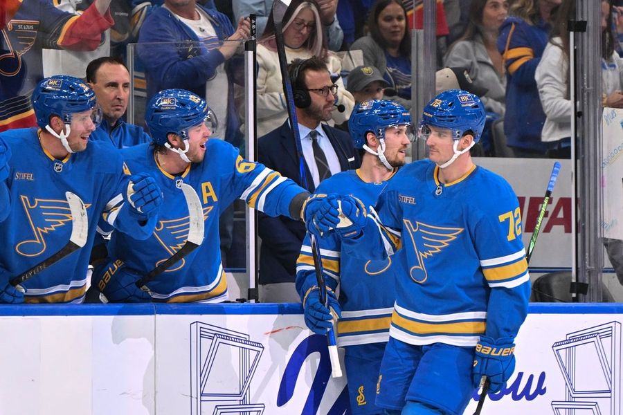 Justin Barron has career night, Blues trump Golden Knights
