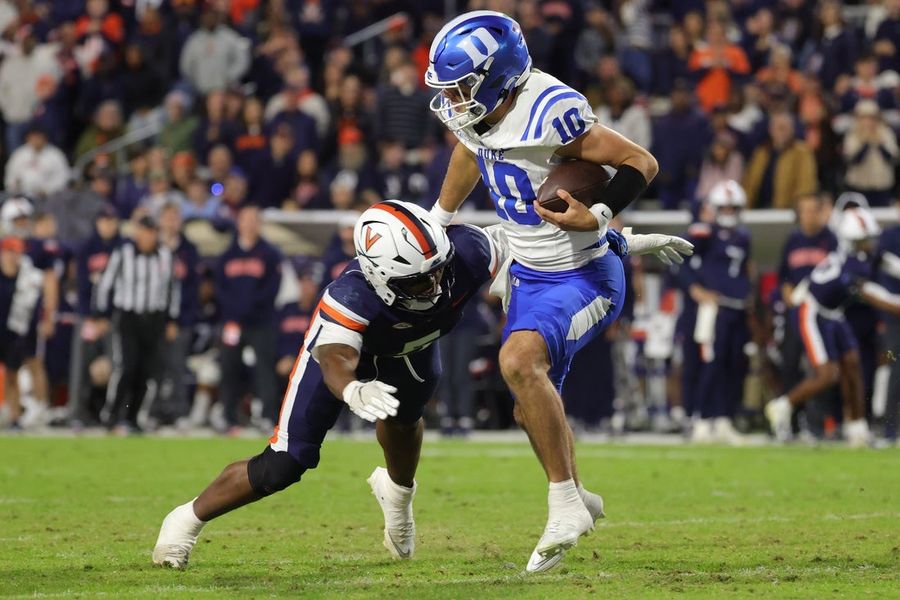  Duke uses RB Nate Sheppard’s TD pass to slip past Virginia 