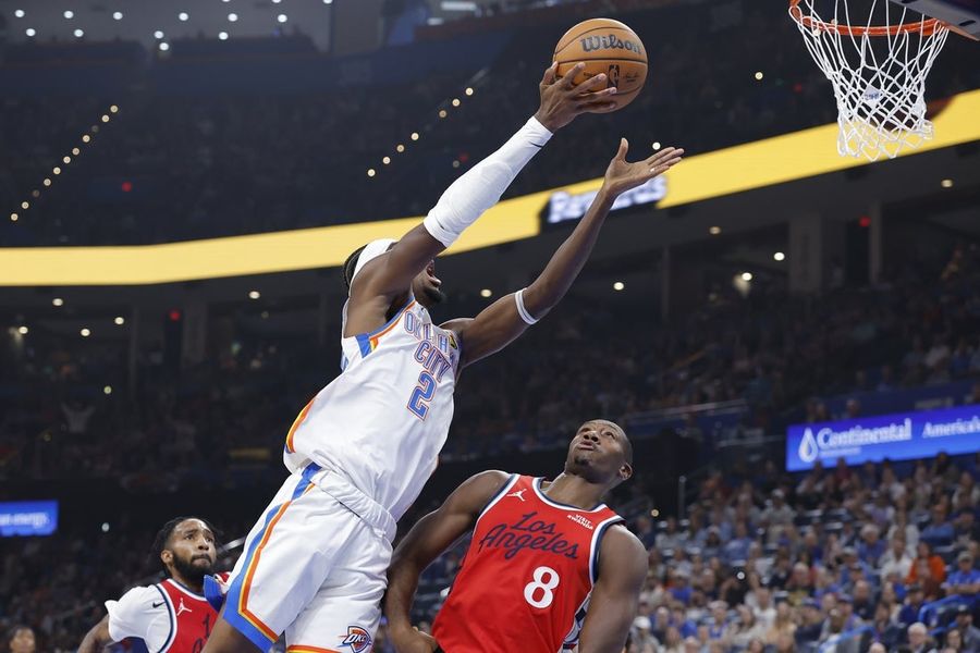 Thunder outlast Clippers but trio of key players exit with injuries 