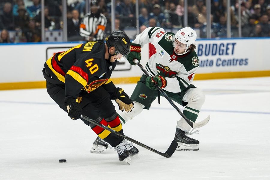 NHL roundup: Wild's Quinn Hughes makes winning return to Vancouver