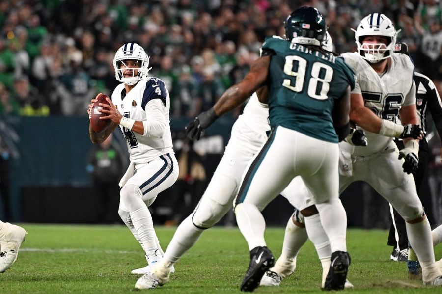 Dak Prescott (3 TDs), Cowboys hand Eagles' fifth straight loss