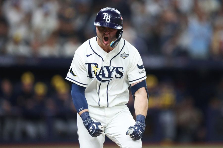 Rays rally for 2 in 12th inning, extend World Series to Game 5