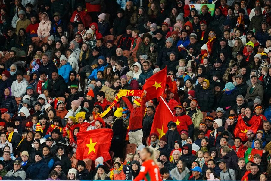 So this is what it feels like to be a howling soccer fan at the World Cup?