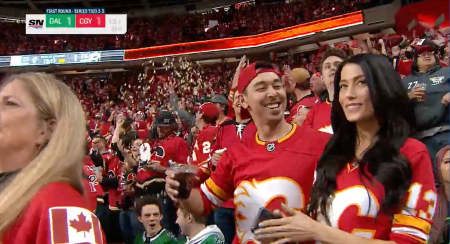 Flames fan regrets her choices