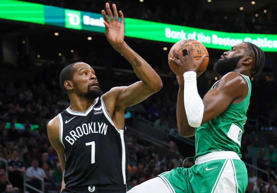 The two trains of thought are colliding on the Kevin Durant-Jaylen Brown trade