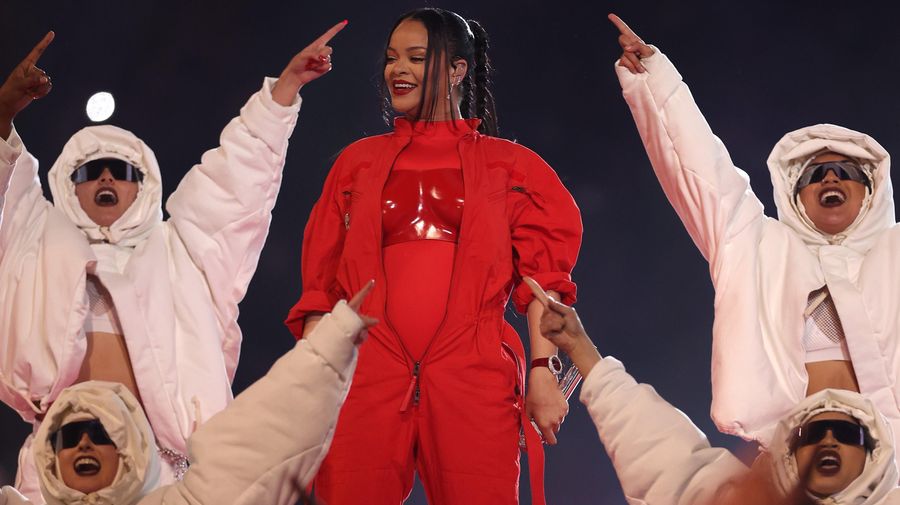Rihanna had A$AP Rocky trending like a mother during Super Bowl LVII