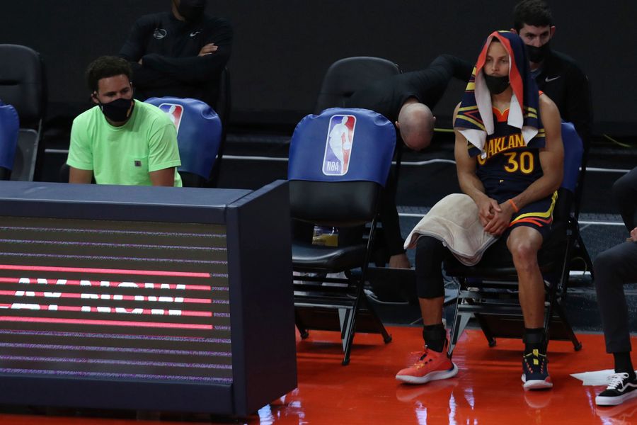 I dunno, maybe try a little harder to get the ball to the world’s best shooter?