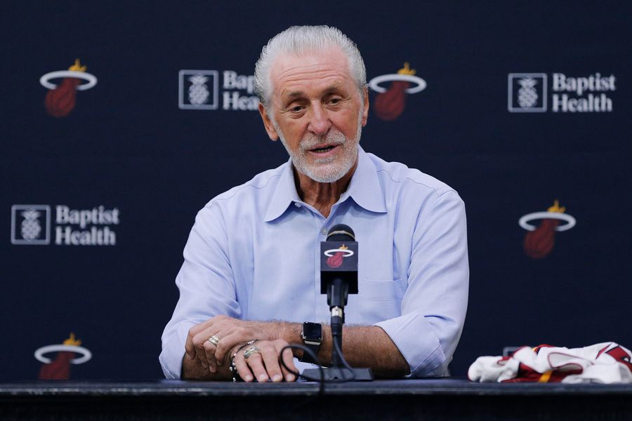 Pat Riley challenges Heat stars Tyler Herro and Kyle Lowry to be better