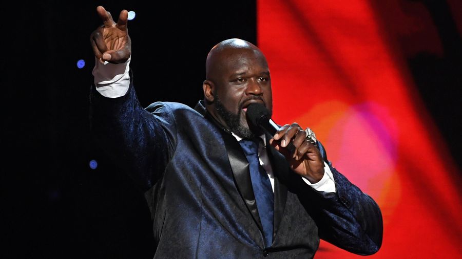 Shaq dismantilizes the English language on TNT