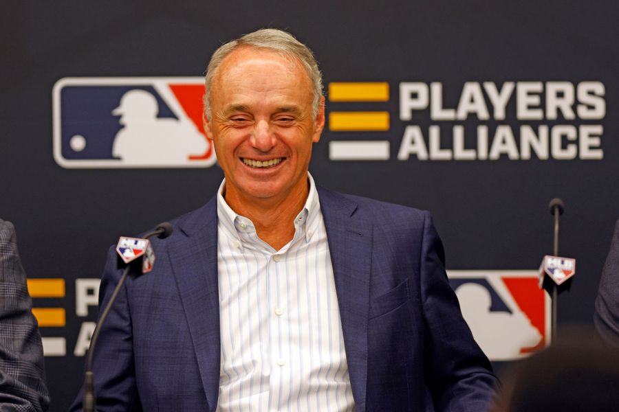 Rob Manfred must be looking to Barstool to keep Major League Baseball racist and white