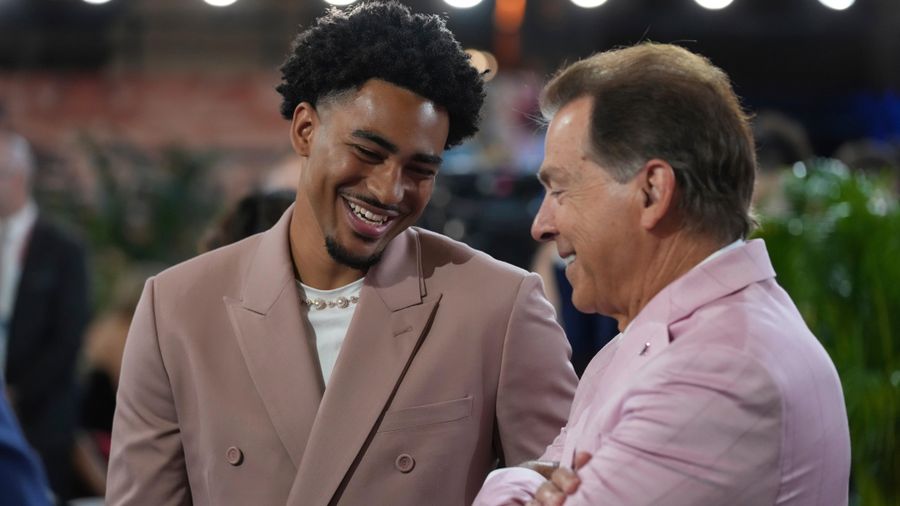 Nick Saban made his presence known at the NFL Draft