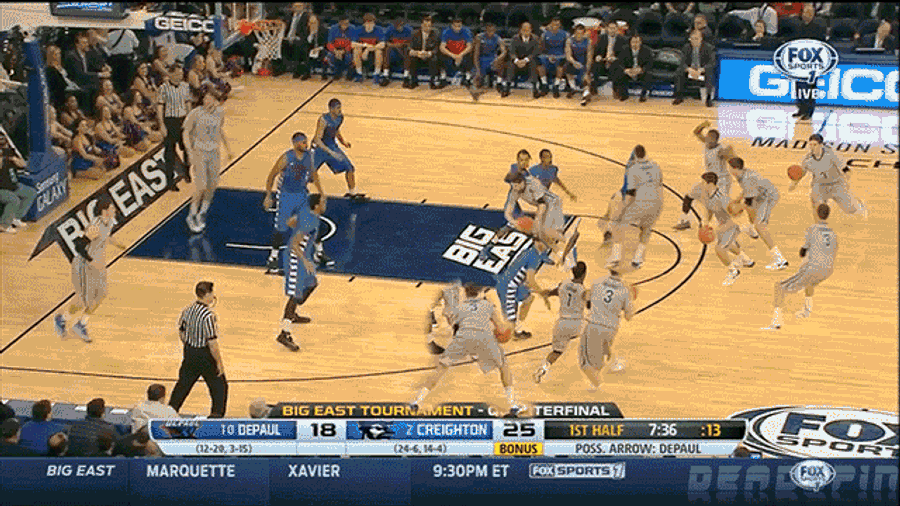 Doug McDermott's Record-Setting First Half Against DePaul, In One GIF