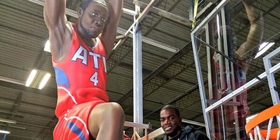 The Atlanta Hawks Created An Enormous Paul Millsap Statue