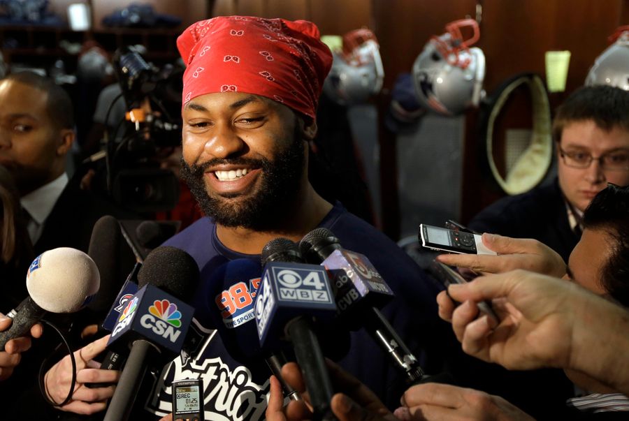Bitchy Pats Fans Harass Brandon Spikes After He Talks About Winning