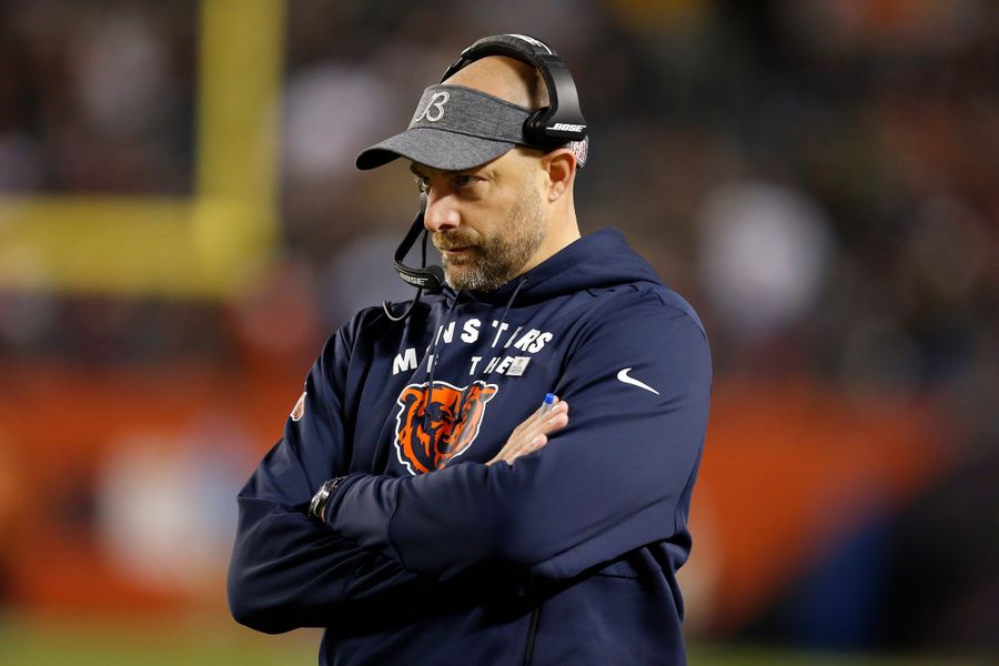 Matt Nagy doesn’t know a halftime adjustment when he sees one