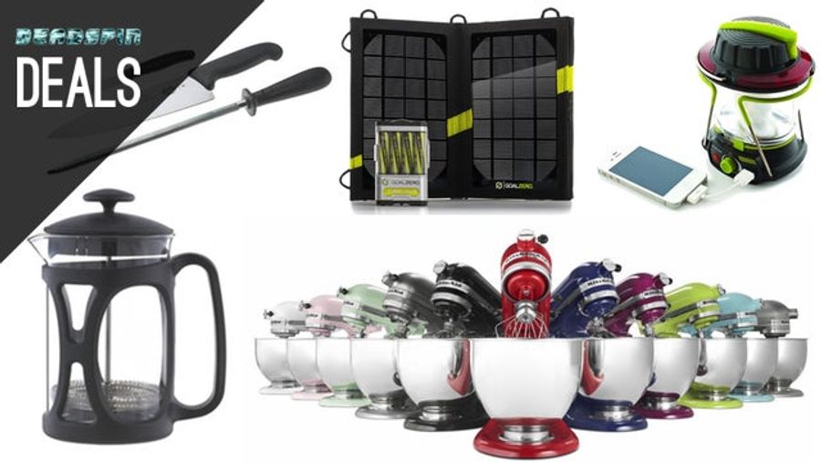 Deals: $160 KitchenAids, Solar Gadget Chargers, Victorinox Knives