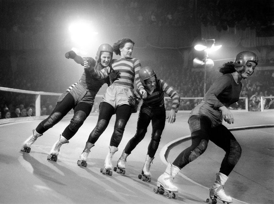 'Lady Skaters' And The Rough Pleasures Of Roller Derby