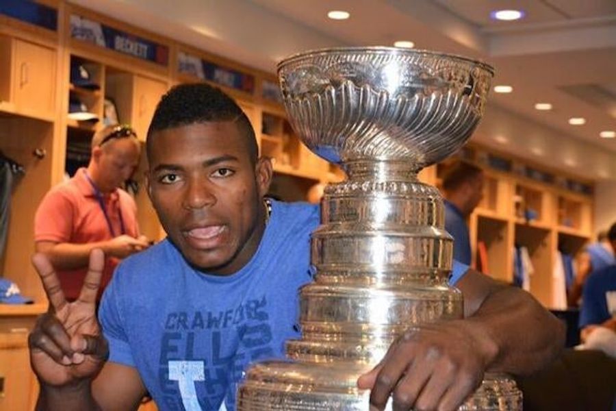 Yasiel Puig And The Stanley Cup Are Best Friends