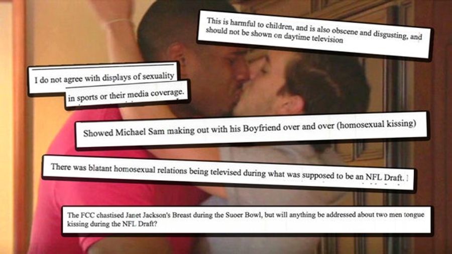 Every FCC Viewer Complaint About Michael Sam Kissing His Boyfriend