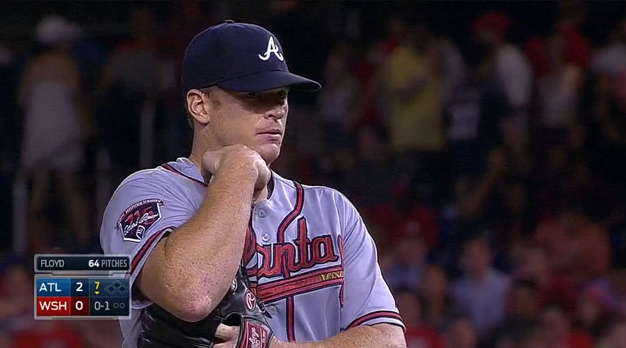 Gavin Floyd Leaves Braves-Nats Game With A Very Gross Elbow Injury