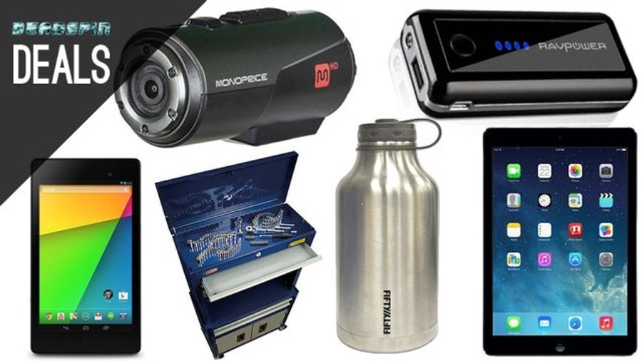 Deals: A Tablet for Everyone, Stainless Steel Growler, Tool Chest