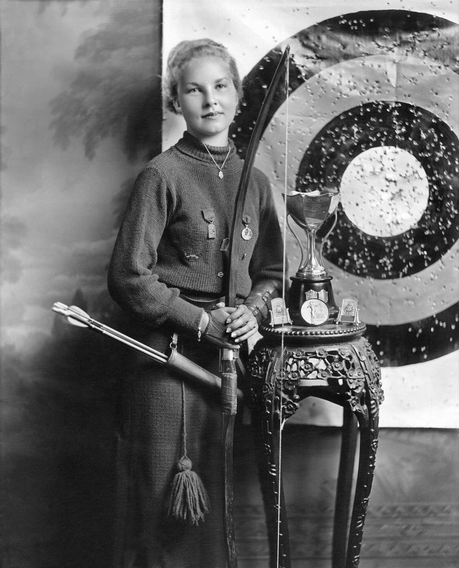 The International And North American Junior Girl's Archery Champion, 1935