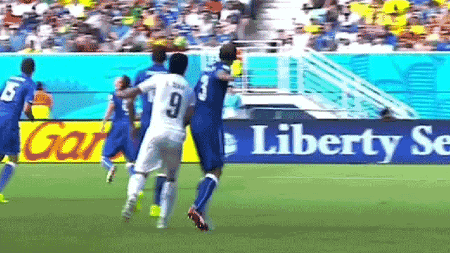 Luis Suárez Just Bit Someone Again!