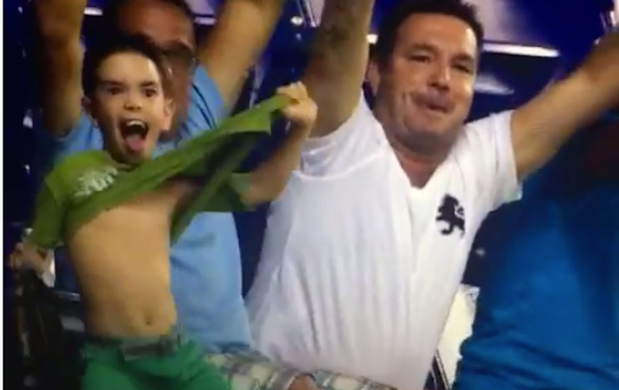 Young Marlins Fan Gets On Camera, Completely Loses His Mind