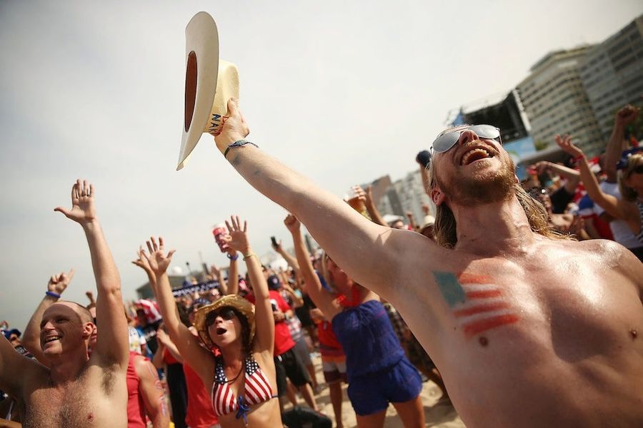 Scenes From America's Triumphant Loss To Germany
