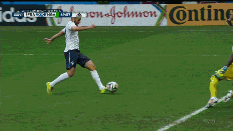 Nigeria Just Cleared A Certain France Goal Off The Goal-Line