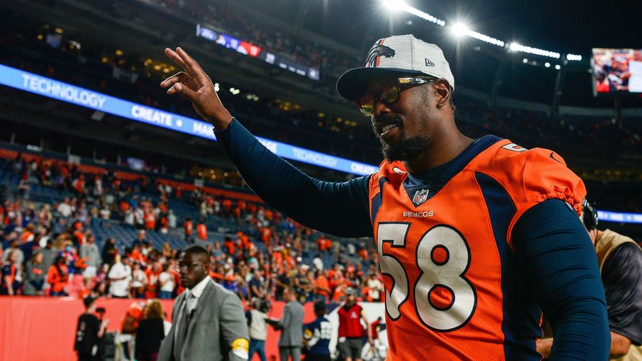 Von Miller says his goodbyes in Denver