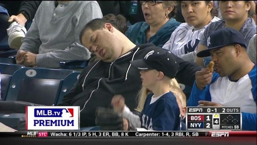 Yankees Fan Caught Sleeping In Stands Sues Everyone For Defamation