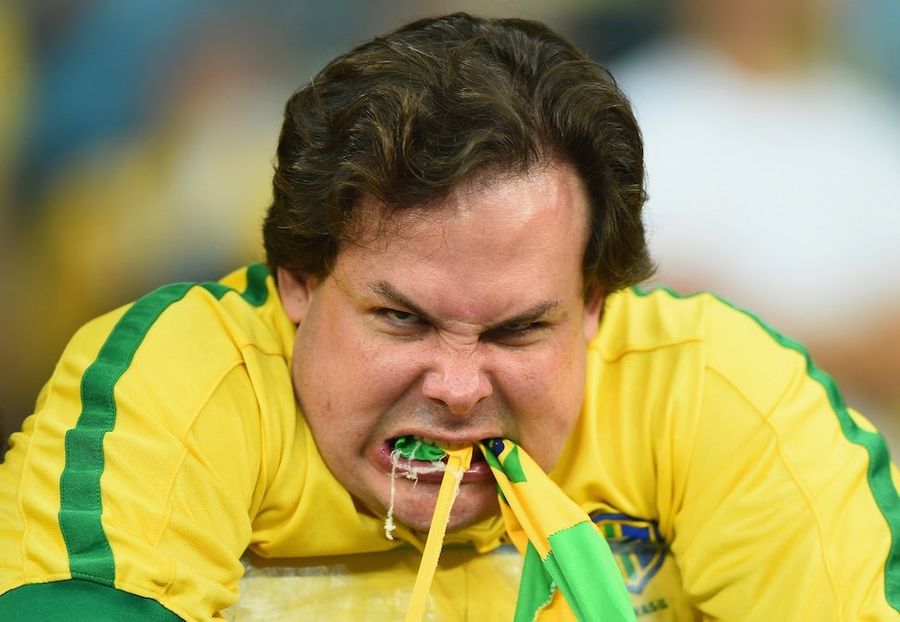 The Maddest And Saddest Brazil Fans