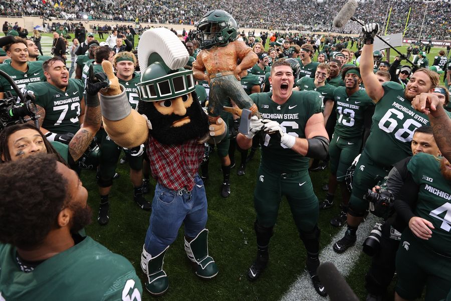 Victory for MSU! And I need more screens to watch all these great games