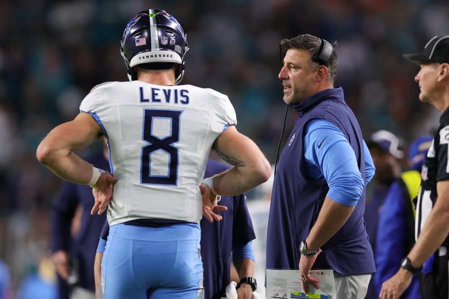 Mike Vrabel wants Will Levis to not try and truck defenders