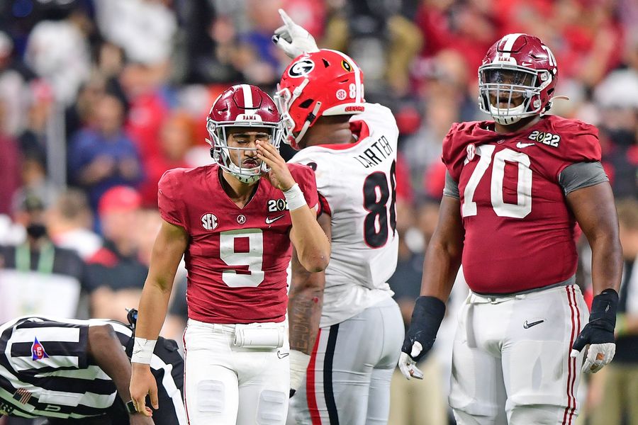 Three straight deep shots with a national championship on the line? Explain yourself