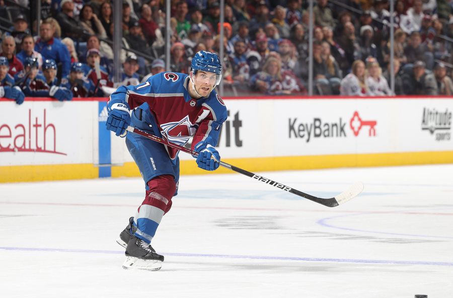 Devon Toews is not pleased with his Avalanche teammates