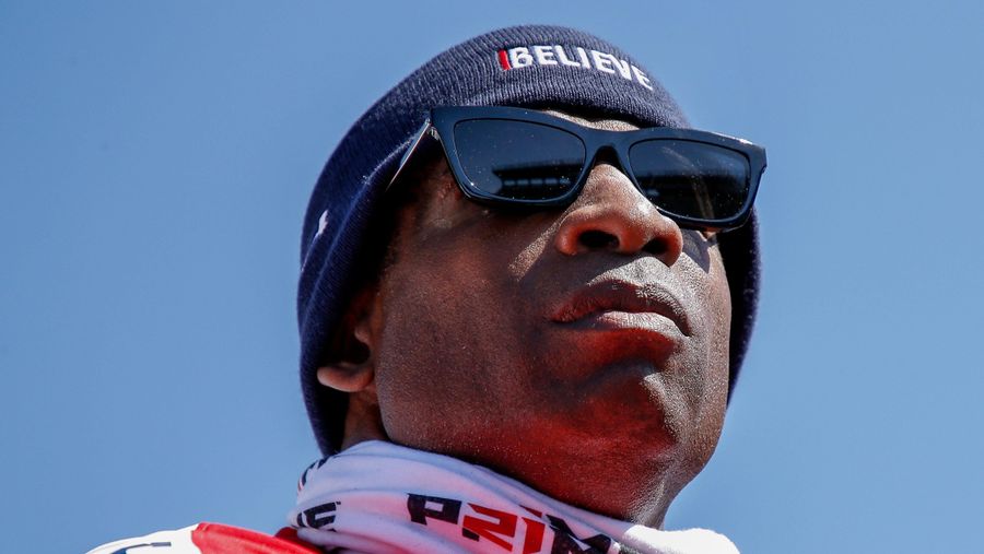Deion Sanders can’t make up his mind about how long he’ll be at Jackson State