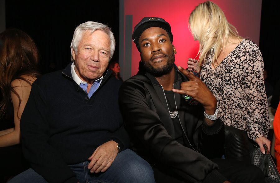 Jay-Z & Meek Mill chipped in on a Bentley for Robert Kraft's birthday