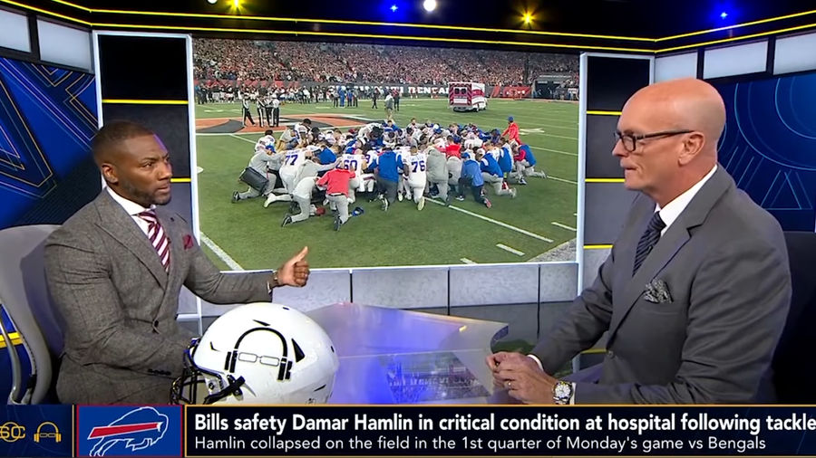 Scott Van Pelt and Ryan Clark stepped up when the sports world needed them most