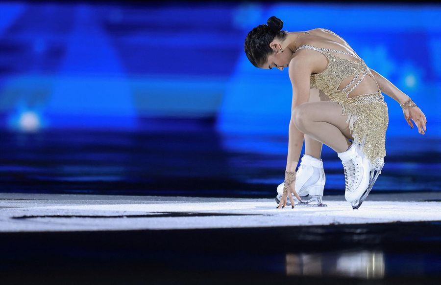 Adeliia Petrosian at the Russian Figure Skating Championships in Saint Petersburg