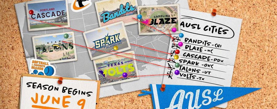 AUSL Announces Six Host Cities