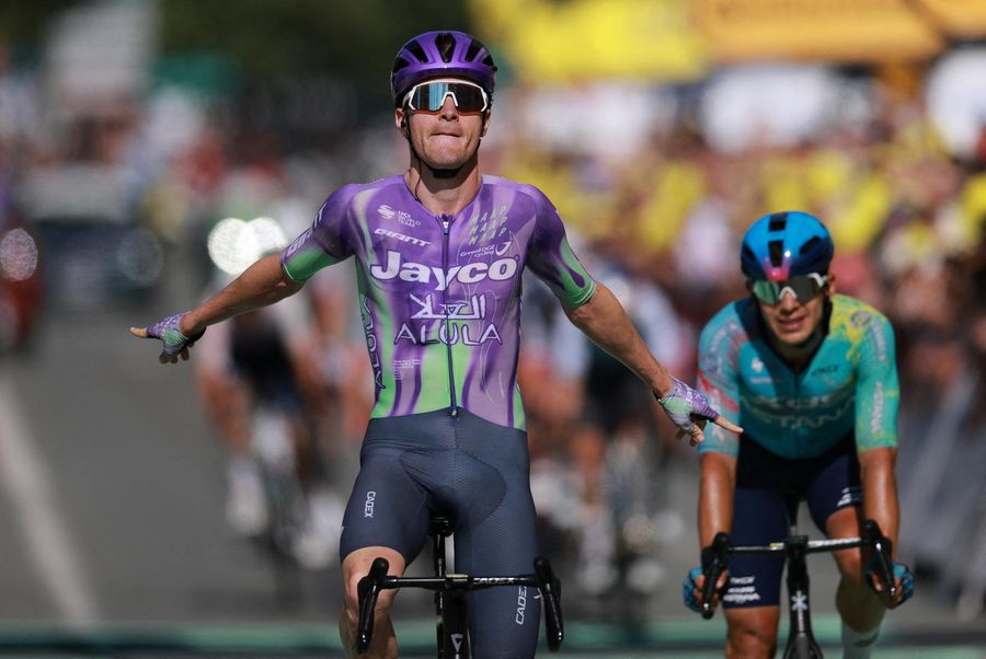 Mauro Schmid claims first Tour de France win on hilly Stage 13
