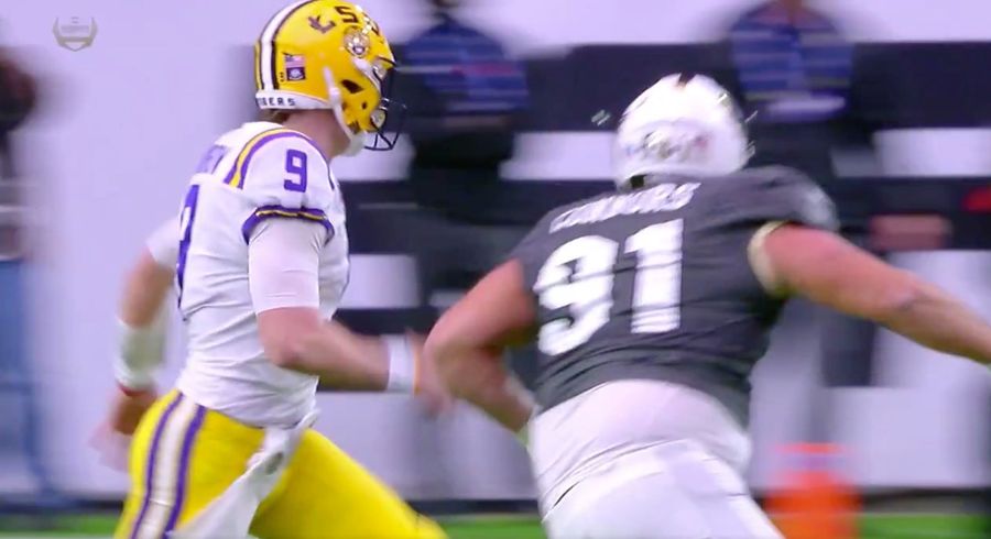 Things Went About As Poorly As Possible For LSU QB Joe Burrow On This Play