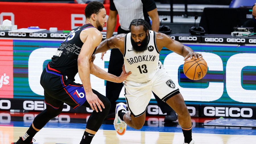 NBA steals the spotlight from Super Bowl week with blockbuster James Harden for Ben Simmons trade
