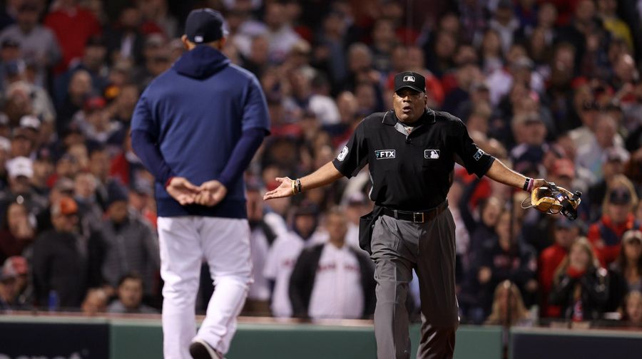 You always want a Laz Diaz show in a League Championship Series, amirite?