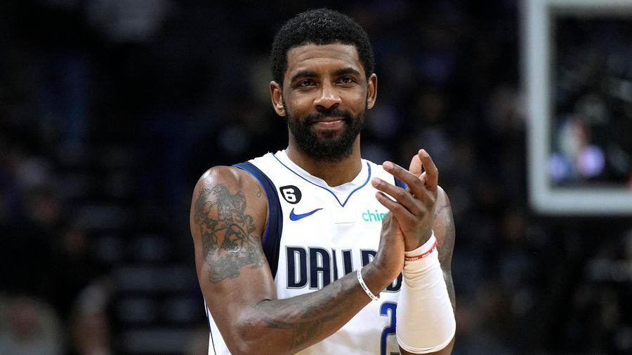 Luka Dončić and Kyrie Irving run two-man weave in first game as teammates