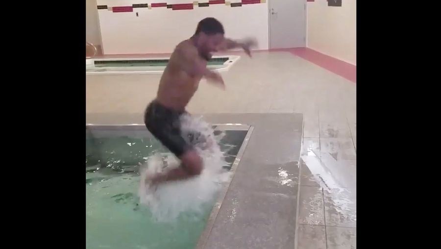Looks Like David Johnson's Feeling Fine