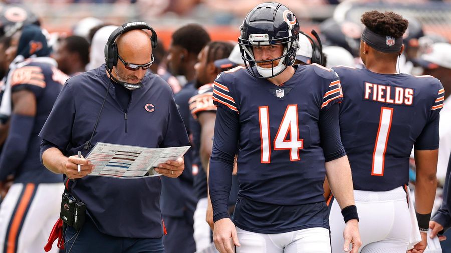 Is Matt Nagy trying to cover his ass by sticking with Andy Dalton?